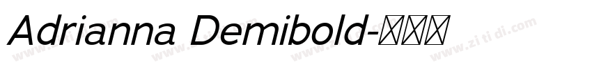 Adrianna Demibold字体转换